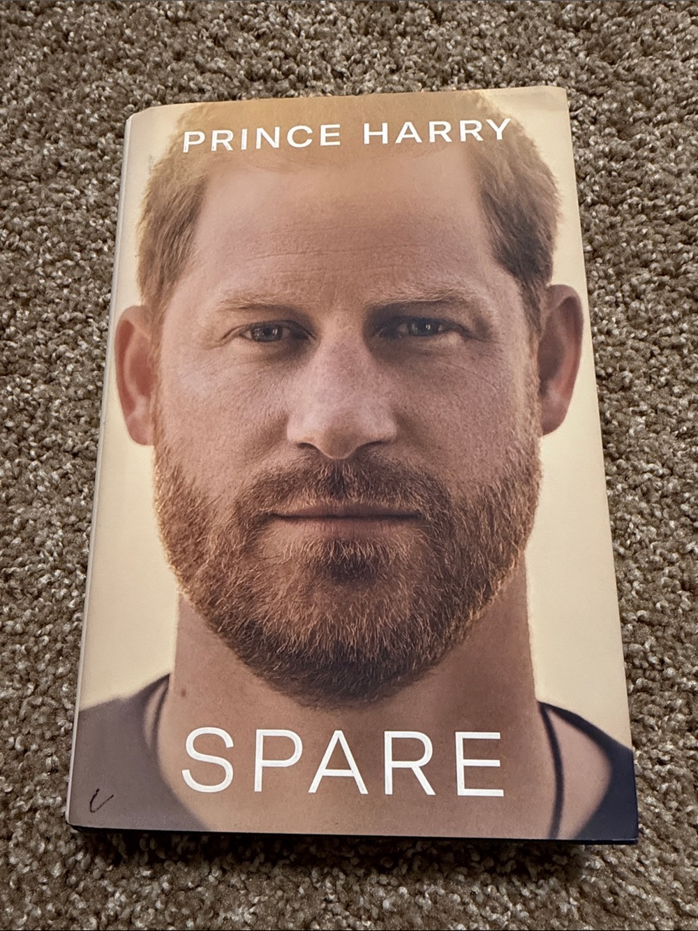 Spare Book Prince Harry